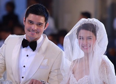 Bild des Hochzeitspaares Dingdong Dantes und Marian Rivera